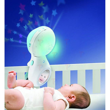 B-Kids MUZYCZNA KARUZELA Projektor Lampka 3w1 Blue