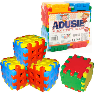 Adusie KLOCKI KONSTRUKCYJNE WAFLE przestrzenne 24e