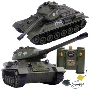 CZOŁG T34 RUDY 102 STEROWANY RC WALCZĄCE CZOŁGI 