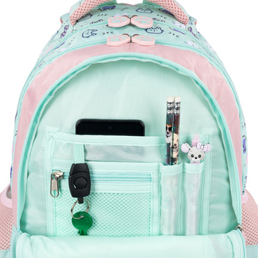 PLECAK TORNISTER SZKOLNY 4-KOMOROWY KOTEK MY LITTLE FRIEND BPL-58 FLUFFY KITTY