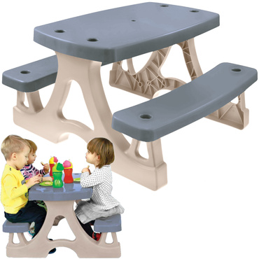 Mochtoys STOLIK DLA DZIECI Z ŁAWKAMI PIKNIKOWY