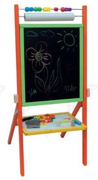 TABLICA 5w1 MAGNETYCZNA KREDOWA PAPIER + akc. NEW 