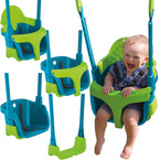 HUŚTAWKA KUBEŁKOWA 4w1 ROŚNIE RAZEM Z DZIECKIEM 6m+ TP TOYS QUADPOD