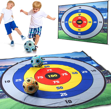 GRA ZRĘCZNOSCIOWA MATA CELNOŚCIOWA RZUT PIŁKĄ 2 PIŁKI NA RZEPY