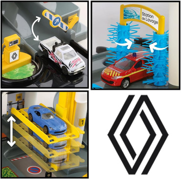 RENAULT OGROMNY PARKING podwójny GARAŻ 4 POZIOMY winda SERWIS MOCHTOYS