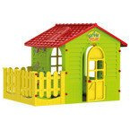 Mochtoys DUŻY DOMEK OGRODOWY Z TARASEM Płotkiem