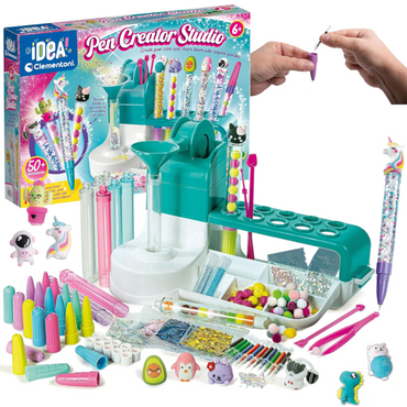 STUDIO STWÓRZ SWOJE DŁUGOPISY ZESTAW CREATOR PEN IDEA CLEMENTONI