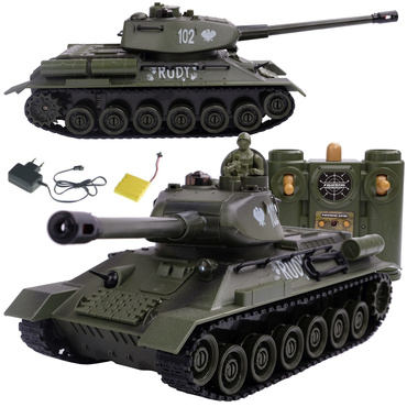 CZOŁG T34 RUDY 102 STEROWANY RC WALCZĄCE CZOŁGI 