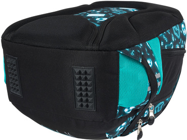 ST.RIGHT PLECAK SZKOLNY 3-KOMOROWY TORNISTER KLASA 1-3 PIŁKA NOŻNA BP-26 NEON FOOTBALL