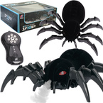 OGROMNY PAJĄK ZDALNIE STEROWANY ROZPYLA MGŁĘ LED PILOT R/C CZARNY DUŻY