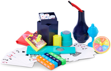 ZESTAW SZTUCZEK MAGICZNYCH 12 SZTUCZEK DLA DZIECI TRIKI REKWIZYTY ARTYK