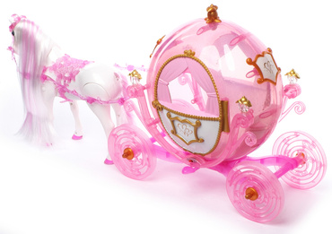 DUŻA KARETA DYNIA Z CHODZĄCYM KONIEM CHODZĄCY KONIK KOŃ