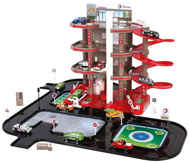 Mochtoys TOTAL DUŻY GARAŻ PARKING 4 POZIOMY Stacja TOR