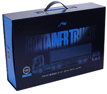 TIR DUŻA CIĘŻARÓWKA W WALIZCE ZDALNIE STEROWANA 52cm EFEKTY ŚWIATŁO DŹWIĘK USB