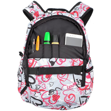 HERLITZ PLECAK SZKOLNY Skater Style SERCA Hearts