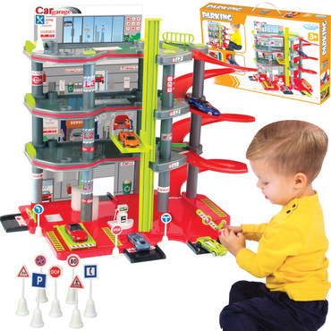  GARAŻ DLA DZIECI PARKING 4 POZIOMY WINDA STACJA MOCHTOYS