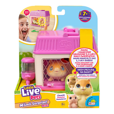 Little Live Pets MINI CHOMICZKI Mama surprise INTERAKTYWNY CHOMIK CHOMICZEK