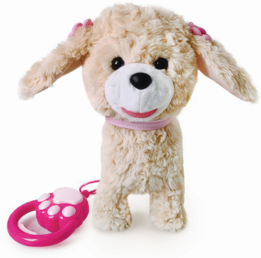 PIESEK INTERAKTYWNY CHODZĄCY PIES SZCZEKA REAGUJE NA DOTYK RUSZA USZAMI melodie NATALIA