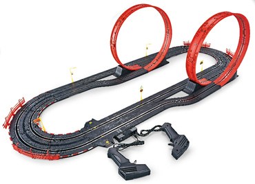 DUŻY TOR SAMOCHODOWY 3w1 Wyścigowy 560cm 2 AUTA AUDI R8 3 wersje toru LICENCJA AUDI