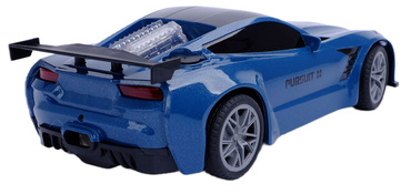 AUTO ZDALNIE STEROWANE + STACJA PALIW dystrybutor WODY PARA Z WYDECHU SAMOCHÓD RC światła LED