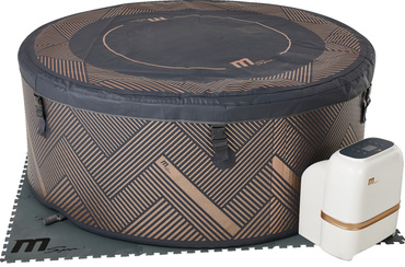 DUŻE SPA OGRODOWE basen z HYDROMASAŻEM Dmuchane OZON WIFI MONO MAX 8 osób W-FI