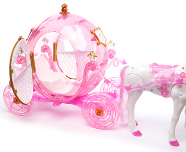 DUŻA KARETA DYNIA Z CHODZĄCYM KONIEM CHODZĄCY KONIK KOŃ