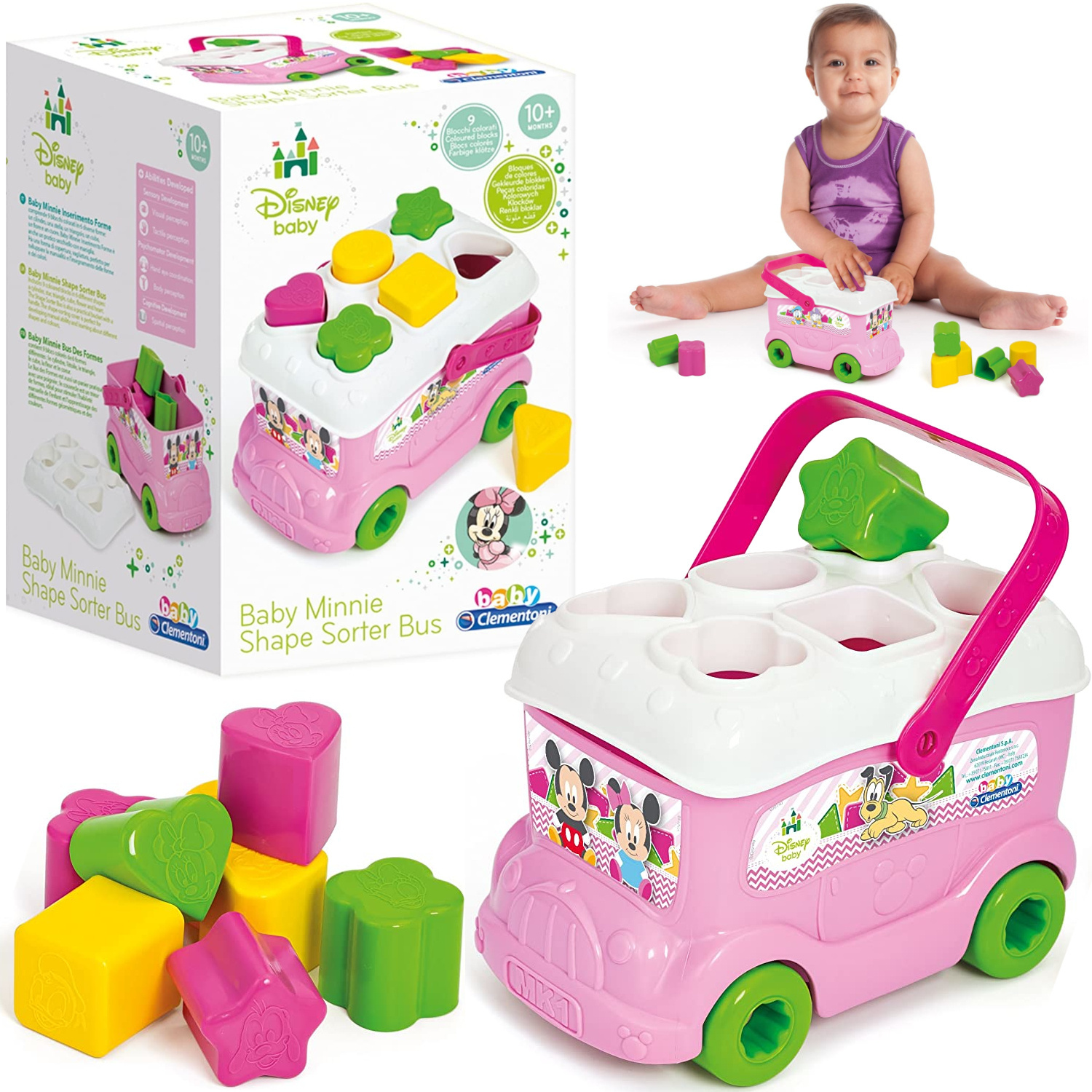 Baby minnie store shape sorter bus