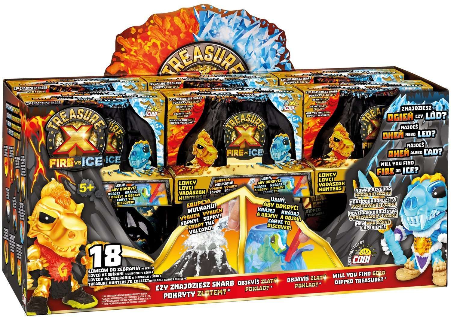 TREASURE X FIRE vs ICE ŁOWCA OGIEŃ I LÓD COBI S4 1800238628 sklep