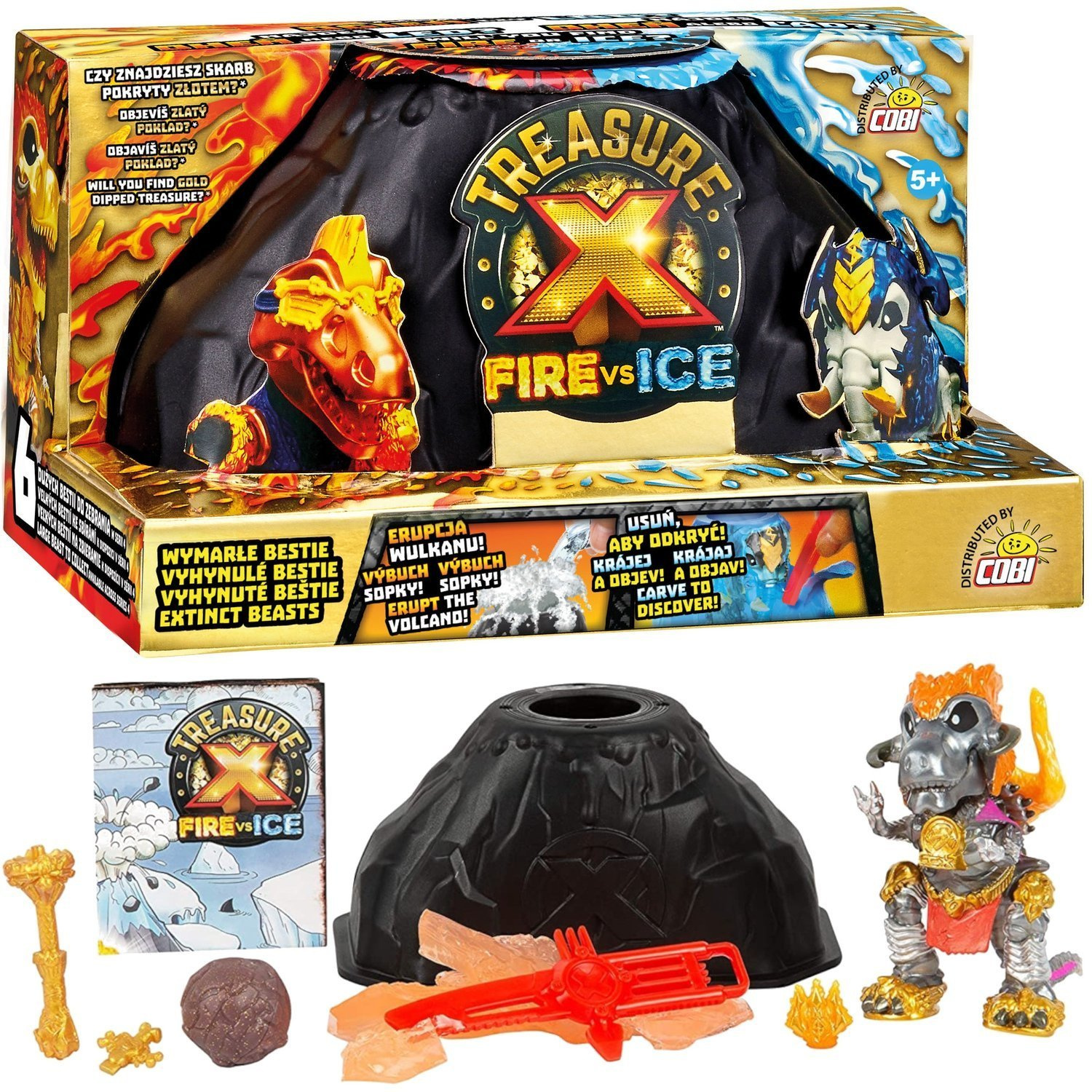 TREASURE X FIRE vs ICE WYMARŁA BESTIA COBI SERIA 4 1800238630 sklep
