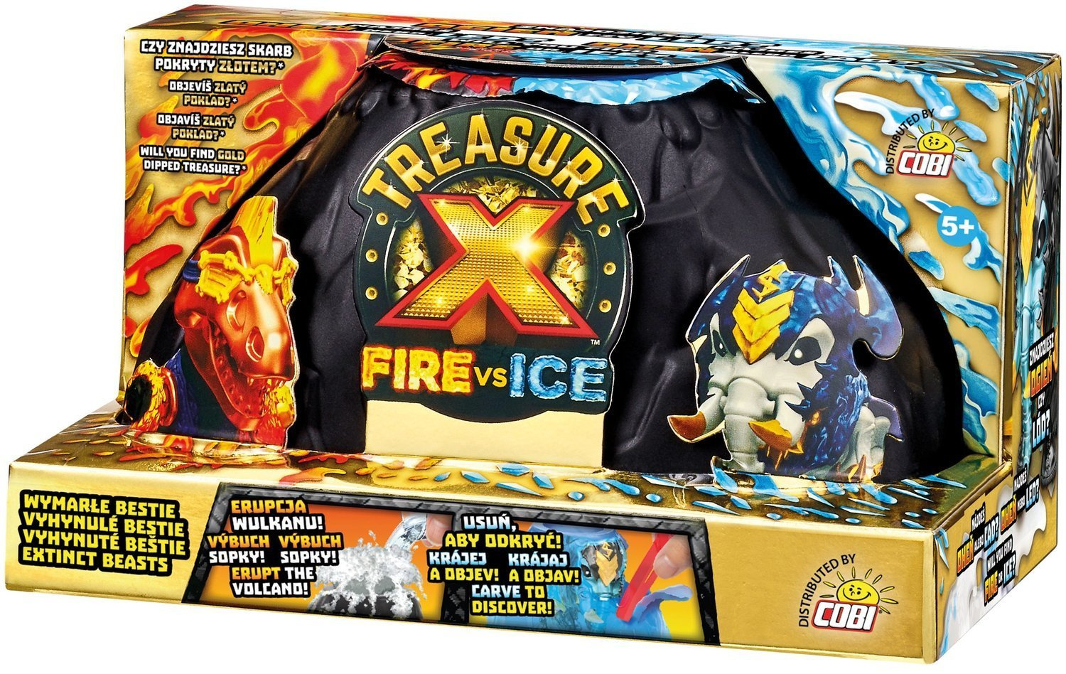 TREASURE X FIRE vs ICE WYMARŁA BESTIA COBI SERIA 4 1800238630 sklep