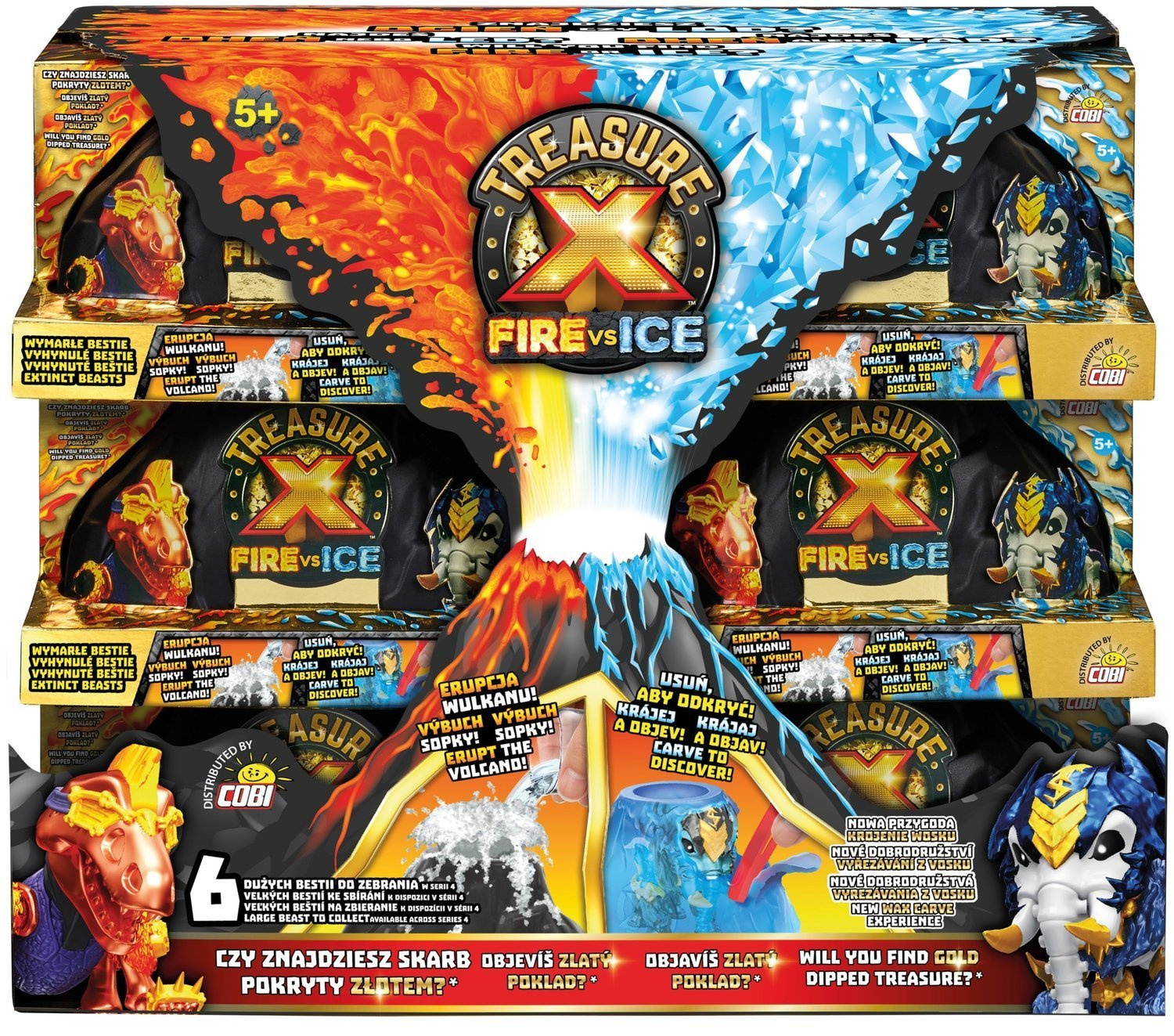 TREASURE X FIRE vs ICE WYMARŁA BESTIA COBI SERIA 4 1800238630 sklep