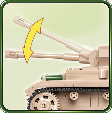  KLOCKI WORLD WAR II  PANZER IV AUSF. G 559 EL.COBI 