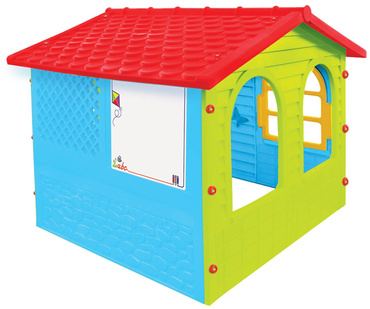  Mochtoys DUŻY DOMEK OGRODOWY DLA DZIECI Z TABLICĄ