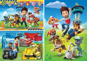  PUZZLE PSI PATROL 3x48 el. CLEMENTONI 25209 