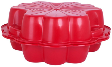 2x DUŻA MOCNA Piaskownica STOKROTKA 214x107cm RED + GRATIS