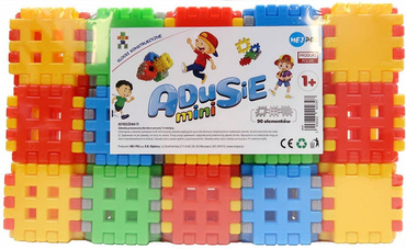 ADUSIE MINI KLOCKI KONSTRUKCYJNE Przestrzenne WAFLE 90el