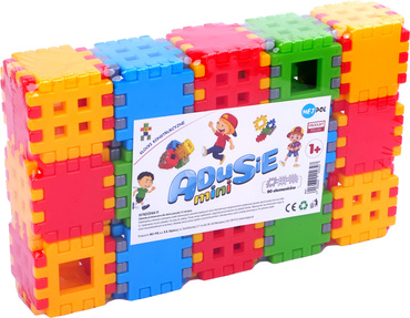 ADUSIE MINI KLOCKI KONSTRUKCYJNE Przestrzenne WAFLE 90el