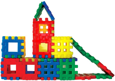 ADUSIE MINI KLOCKI KONSTRUKCYJNE Przestrzenne WAFLE 90el