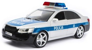 AUTO POLICJA SAMOCHÓD ŚWIATŁA DŹWIĘKI Napęd POLSKA