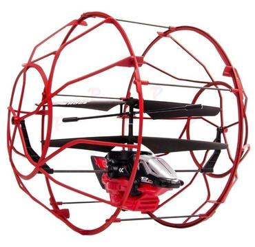 Air Hogs ROLLERCOPTER Helikopter Kula Cobi 2014 TV kolor czerwony