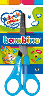 BAMBINO NOŻYCZKI SZKOLNE Z PODZIAŁKĄ