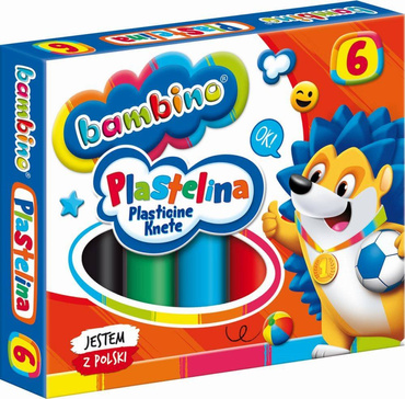 BAMBINO PLASTELINA 6 KOLORÓW