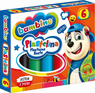 BAMBINO PLASTELINA 6 KOLORÓW