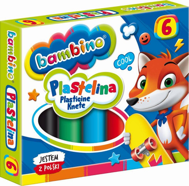 BAMBINO PLASTELINA 6 KOLORÓW