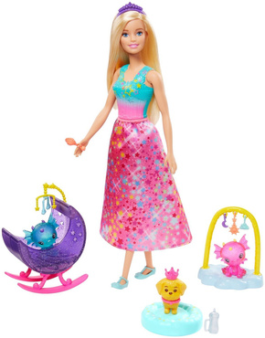 BARBIE LALKA KSIĘŻNICZKA BAŚNIOWE PRZEDSZKOLE 