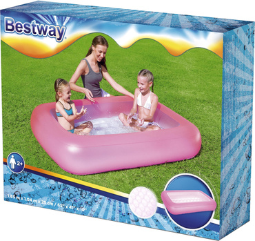 Bestway BASEN Basenik dla dzieci MIĘKKIE DNO PINK