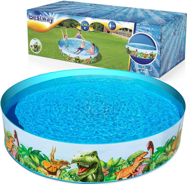 Bestway DUŻY BASEN ROZPOROWY DINOZAURY 244x46CM