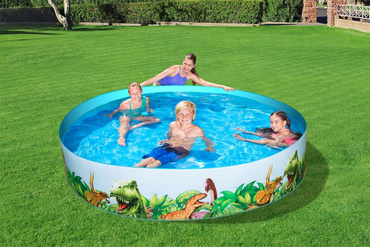 Bestway DUŻY BASEN ROZPOROWY DINOZAURY 244x46CM
