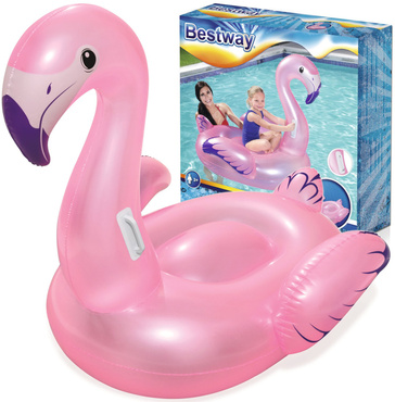 Bestway DUŻY FLAMING Materac DO PŁYWANIA 127x127cm