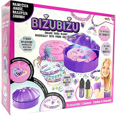 BiżuBiżu BIŻUTERIA ZESTAW BRANSOLETKI I CHOKERY